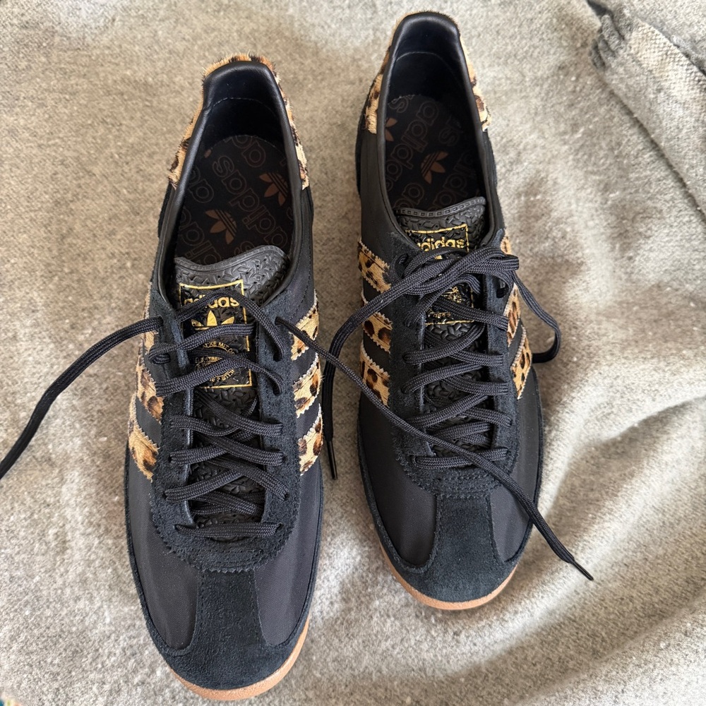 Adidas Black and Leopard SL 72 OG sneakers - Picture 4 of 6